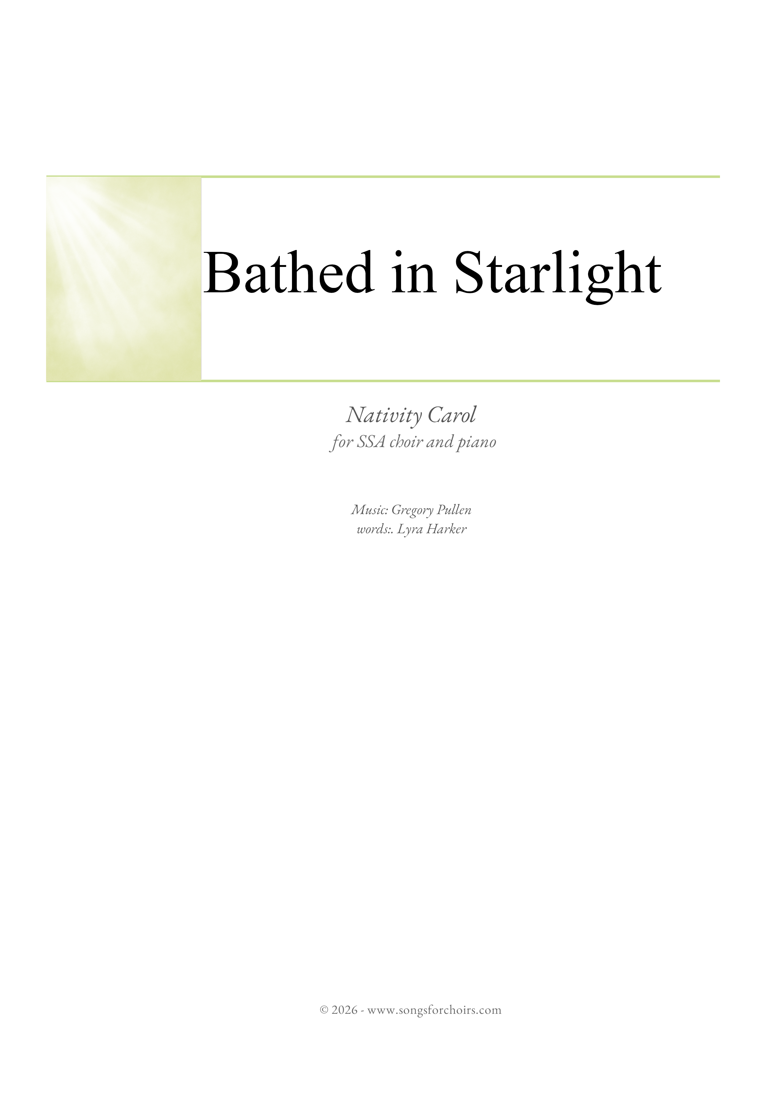 Bathed In Starlight cover