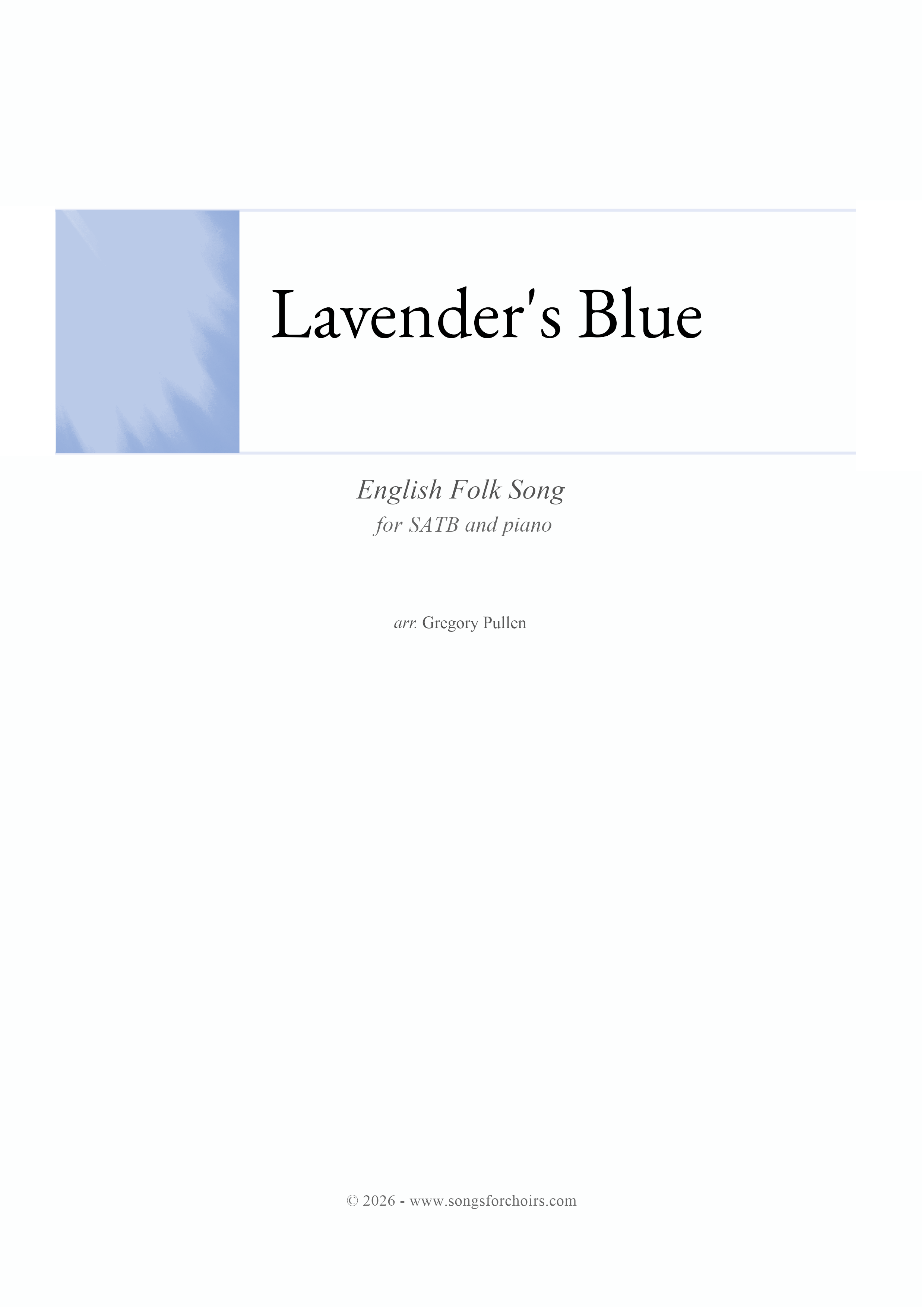 Lavender's Blue cover